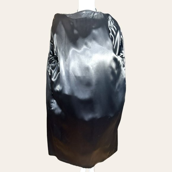 VINTAGE 80s' LOUIS-GUY GIROUX SUEDE/LEATHER/ASTRAKHAN FUR VEST & COAT (SZ 12) - Picture 8 of 16